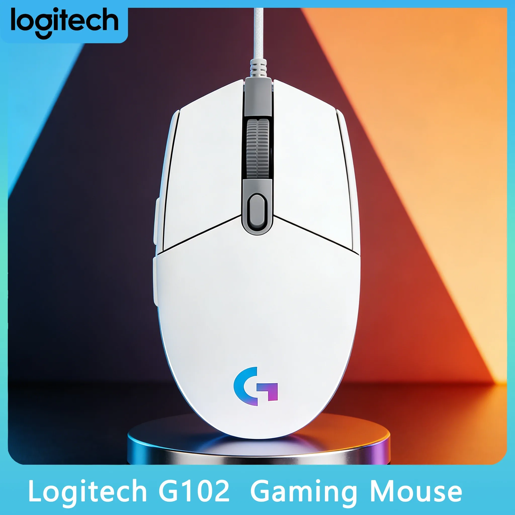 

Ультралегкая проводная мышь Logitech G102 с эргономичным дизайном