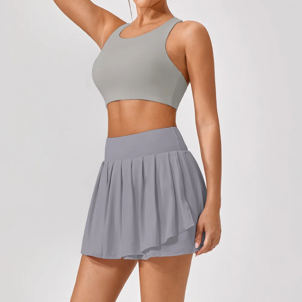 Damen-Sport-BHs, hohe Taille, Biker-Shorts, 2-teiliges Workout-Set, Übung, Fitnessstudio, Yoga-Outfit