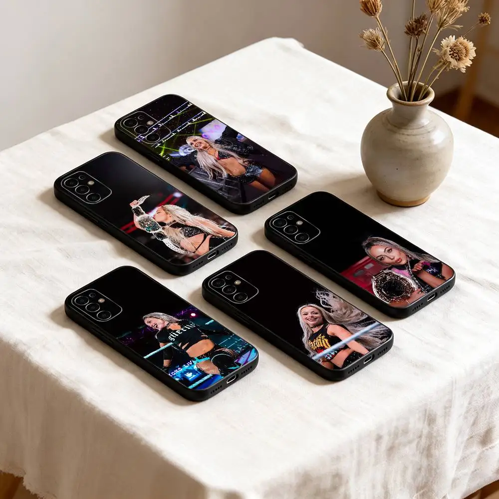 Liv M-Morgan  Phone Case For Samsung S25,S24,S21,S22,S23,S30,Ultra,S20,Plus,Fe,Soft Silicone Black Cover