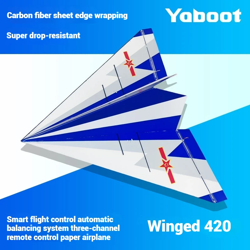 Nuovo aereo da combattimento Rc telecomandato Aliante da combattimento Mini ala fissa PP Board Modello resistente agli urti Giocattoli entry-level a tre canali