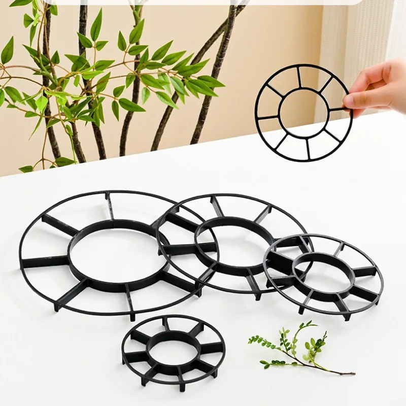 Plant Saucer Flower Pot Bracket Plastic Drainage Rack Stand Planters Support  for Prevent Rot and Damage on Patio and Deck