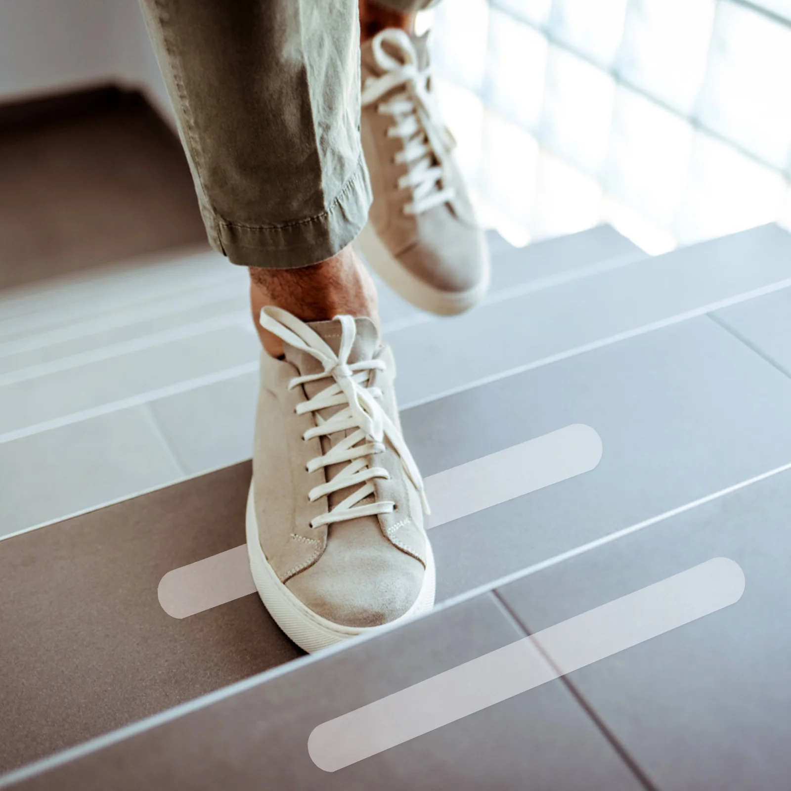 

6pcs Non-Slip Bathtub Stickers Peva Transparent Safety Treads For Bath Shower Tub Floor Scraper Included Bathroom Nonslip