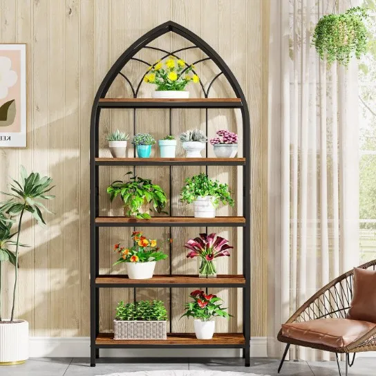 Five-layer plant stand balcony simple flower stand living room display rack