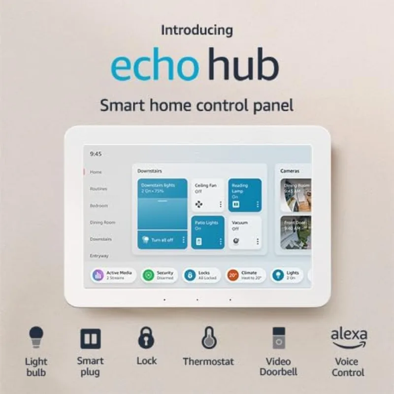 Echo Hub 8” smart home control panel with Alexa Compatible with thousands of devices US(Origin)