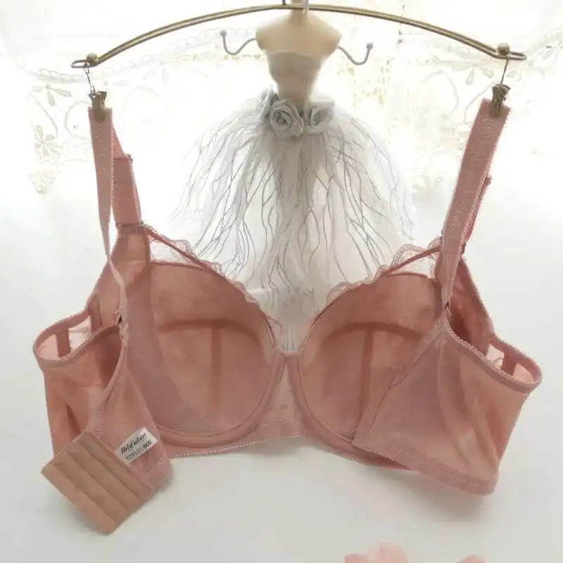Lace Bralette Push Up Bra Lingerie Plus Size Sexy Brassiere Underwear B C D E F G H Bh Plus Bras For Women Brasier Mujer 34 48