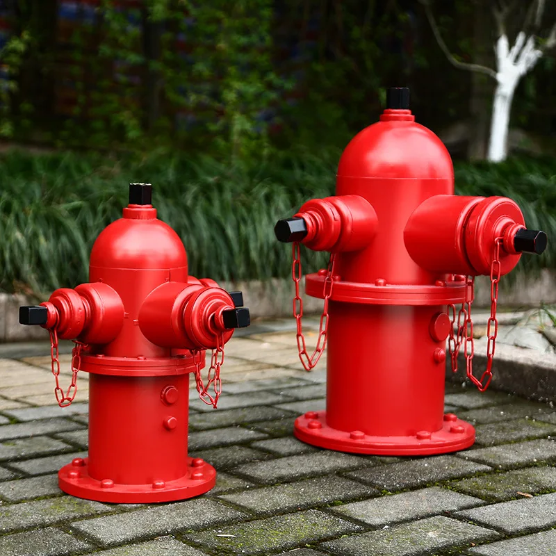 Retro iron fire hydrant ornaments creative bar photo studio shooting props modern industrial style home decoration accessories