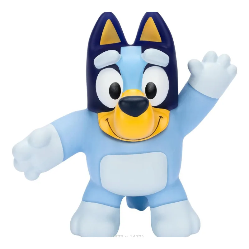 New Moose Bluey And Friends Soft Rubber Doll Decompression And Stretching Doll Bingo Figure Funny Stress Reliever Hot Kids Toys