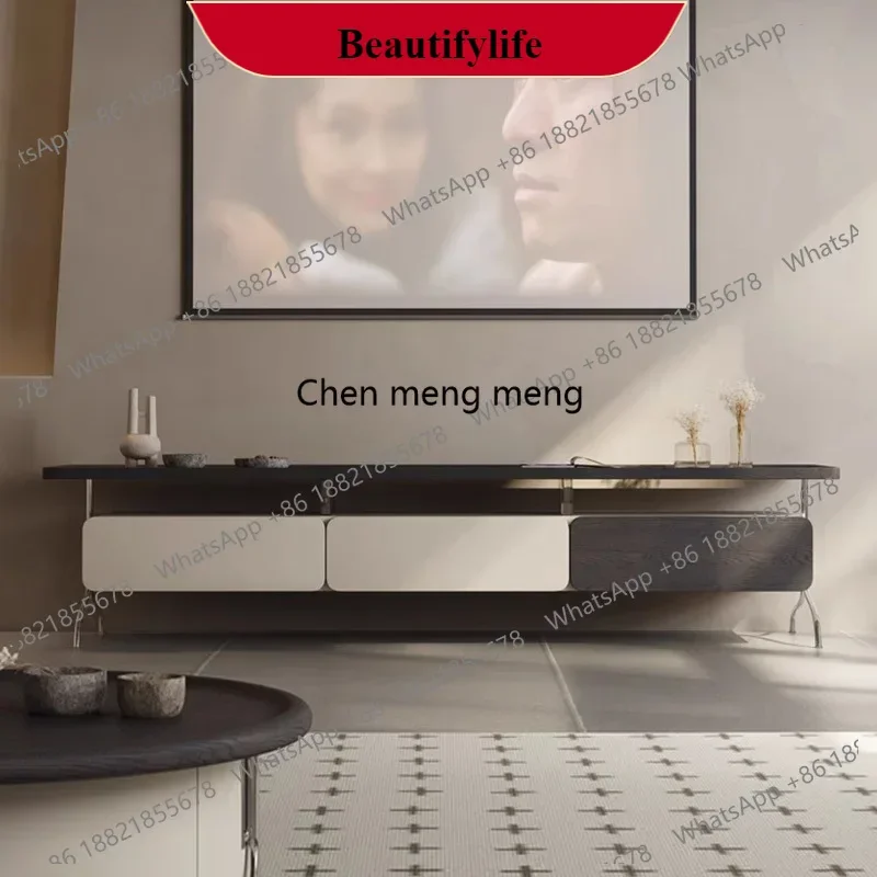 

M138Designer Nordic Tv Stands Retro Coffee Living Room Drawers Tv Table Universal Storage Hallway Suporte Para Tv Italian Furni