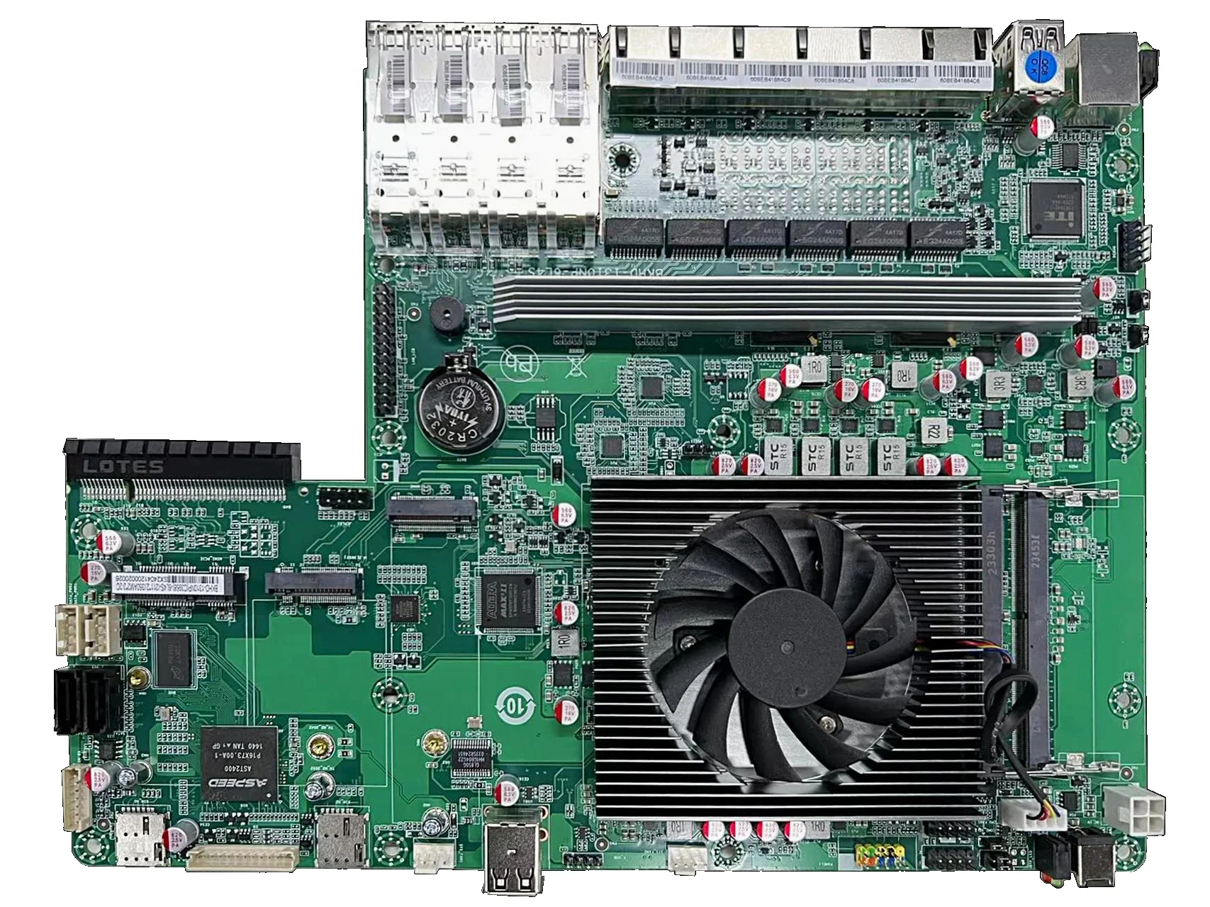 Topton 1U Rack Mounted Firewall Mini PC Atom C3758 C3808 C3958 4*10G SFP 6*1G LAN DDR4 NVMe PfSense OPNsense NAS Computer Server