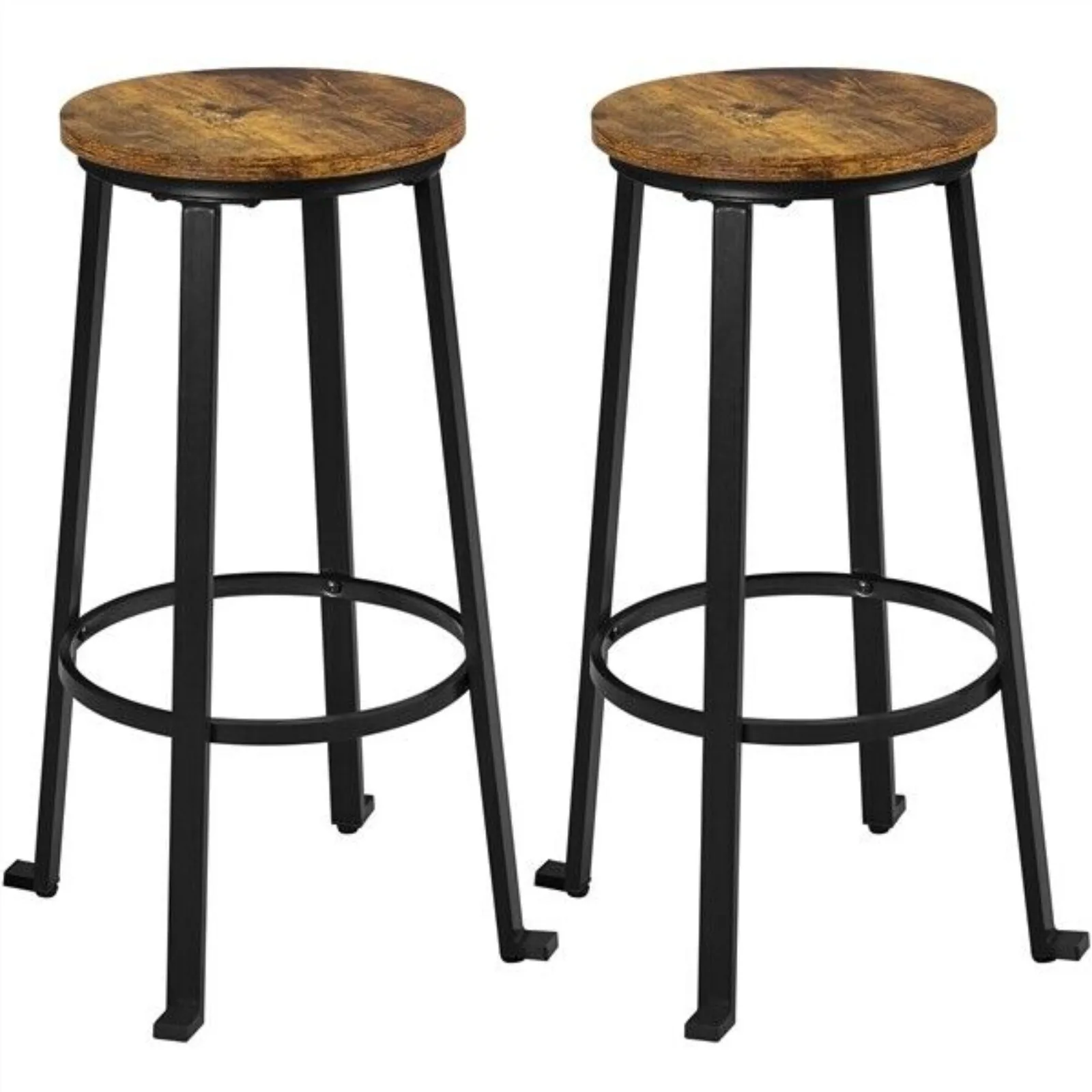 

Bar Height Bar Stools Metal Barstools Counter Stools Backless Set of 2 Rustic United States