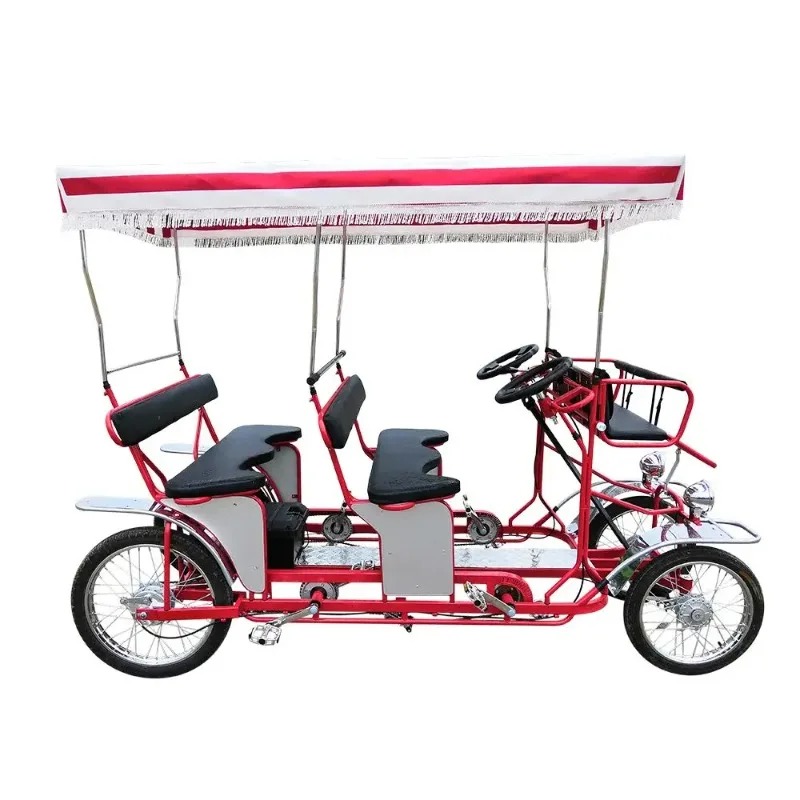 Rental Use Wheeler 4 Person Electric Quadricycle