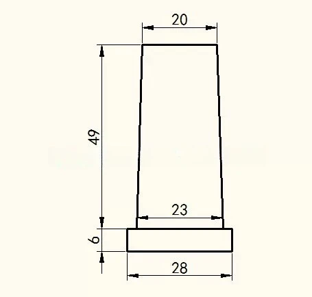 High Frequency Plastic Welding Machine Head Insulation Column, Cross Mold Frame Insulation Post for High Frequency Welder
