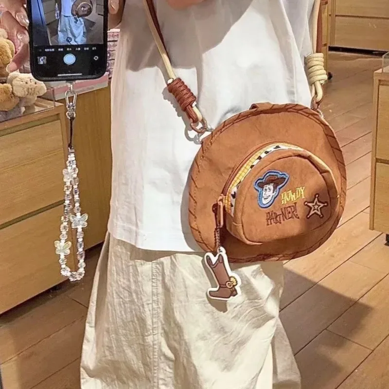 Stilvolle Cartoon-Unisex-Umhängetasche, Lässige Alltagstasche mit Mehreren Fächern für Outdoor-Reisen – Detail 3