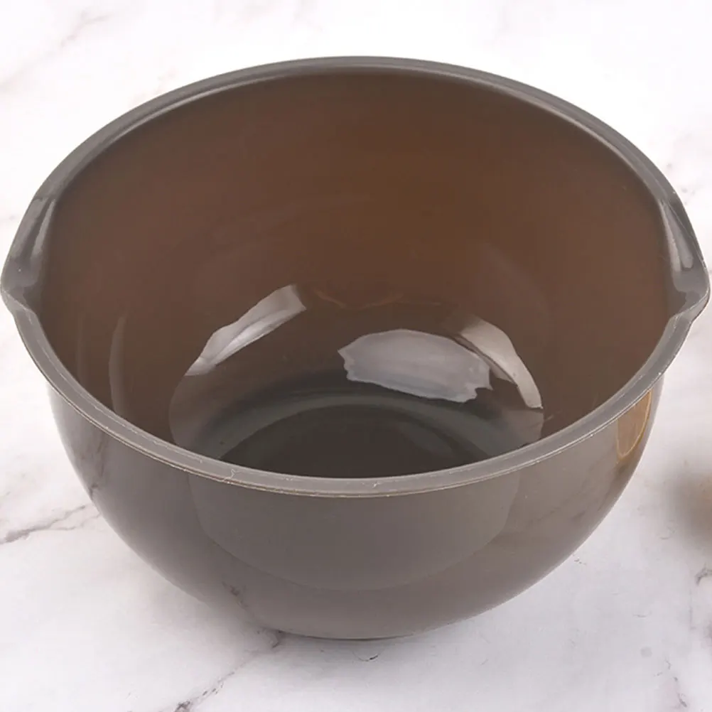 

3pcs Salad Bowl Lightweight Large Capacity Kitchen Bowls for Vegetables Fruits Premium PP Material Round Shape Ideal Home Use