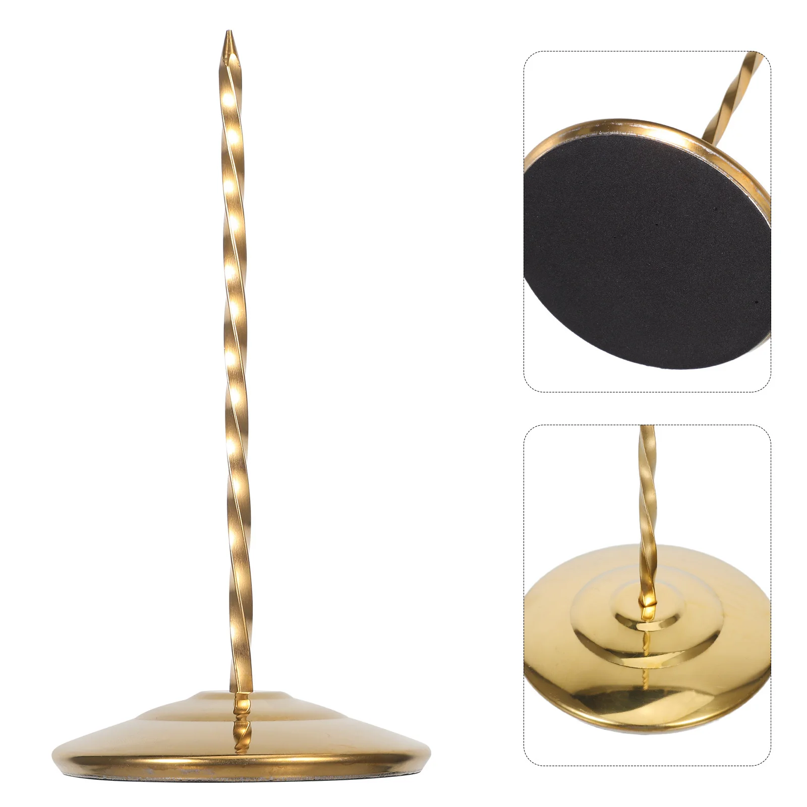 

Stainless Steel Receipt Holder Ticket Stabber Receipt Spike Secure Base for Restaurant Office Kitchen Bill Check Organizer