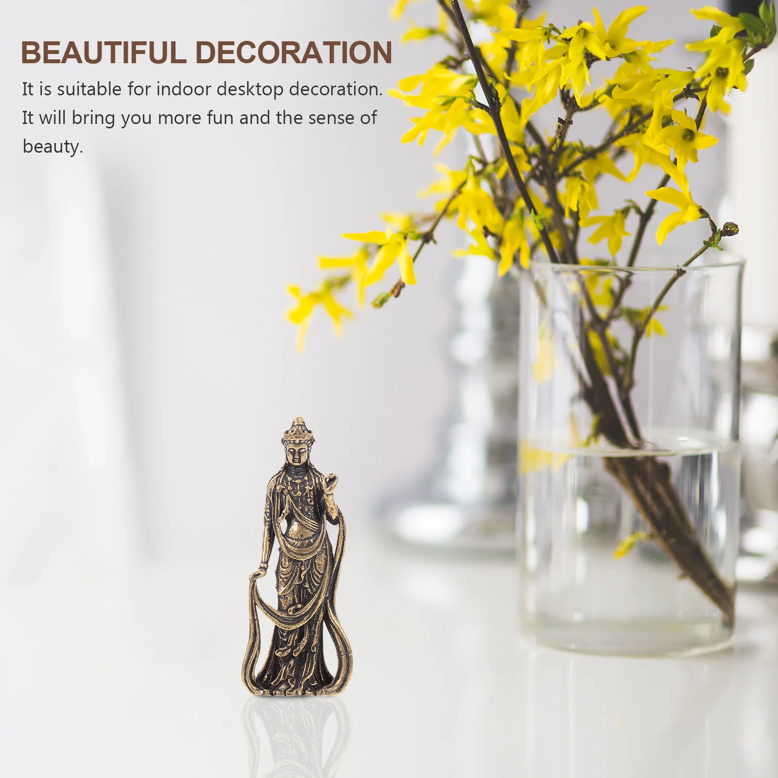 Statue Mini For Brass Decoration Desktop Statue For Home Decor Brass Craft Home Supplies