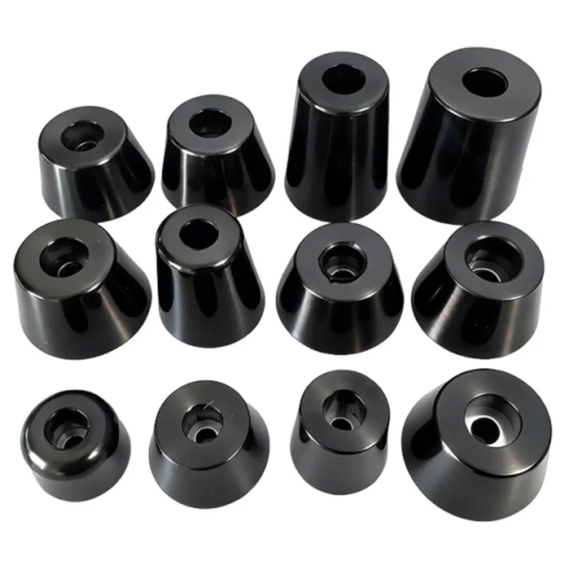 160Pcs Anti-slip Feet Pads For Sofa Table Leg Furniture Cabinet Bottom Pad Black Rubber Instrument Equipment Chassis Buffer Pad