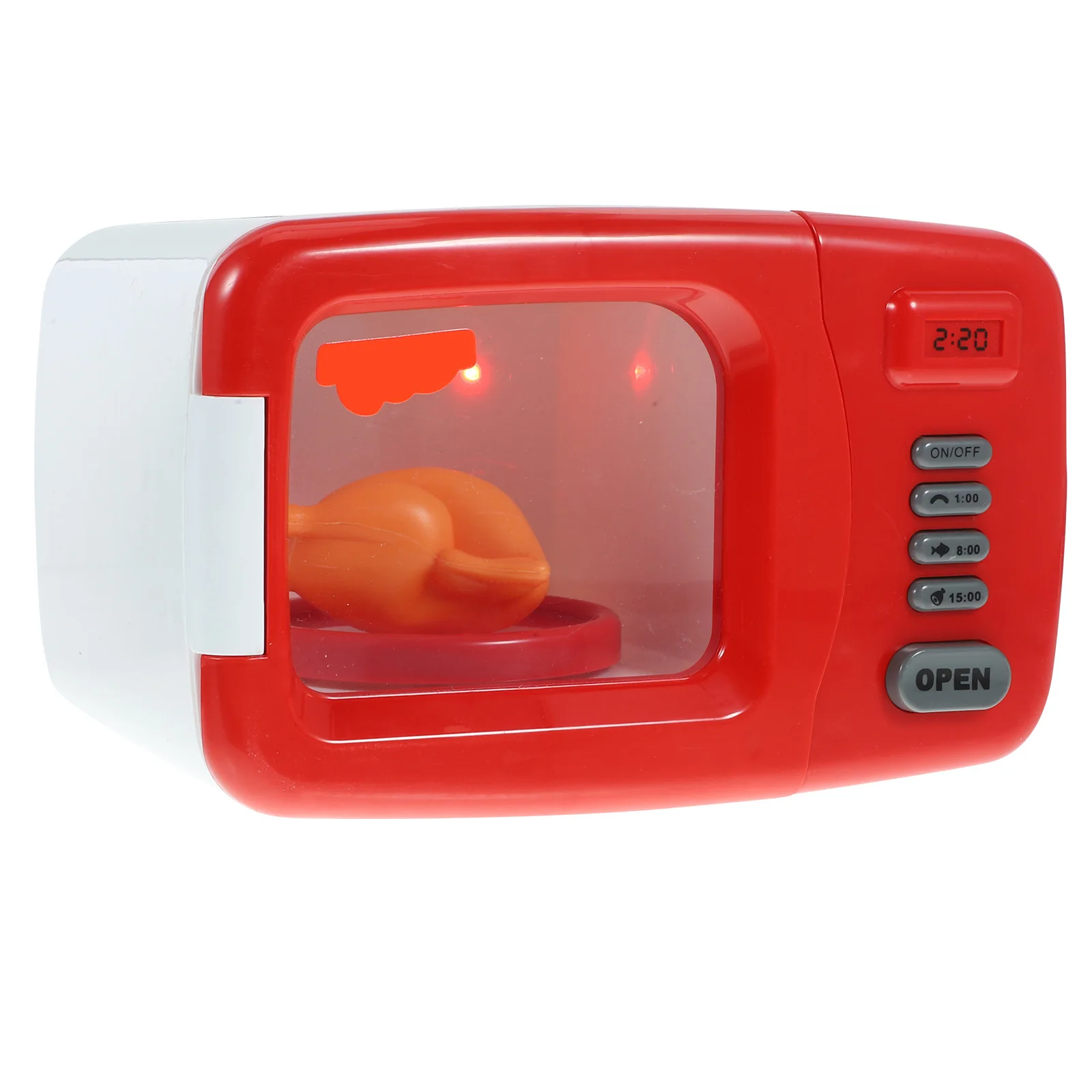 

Simulation Microwave Oven Toy ABS Material Creative Design Educational Children Plaything Miniature Home Appliance Decor