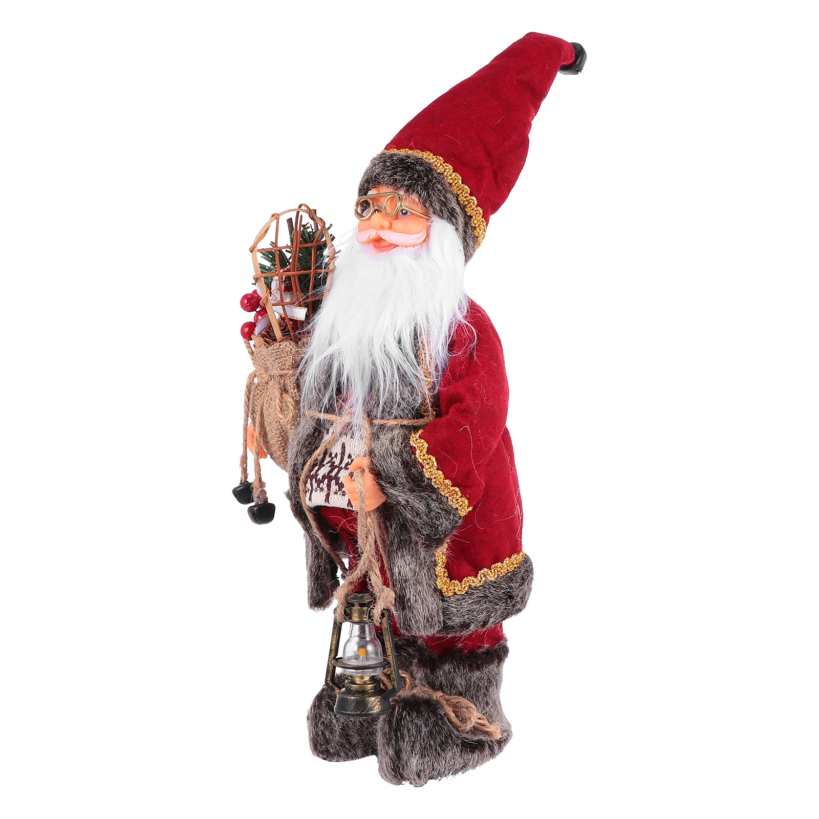 

Mini Toy Claus nament Gift For for Home Decor Smooth Christmas Decor For Home Fabric Christmas Tree Table Window Gift