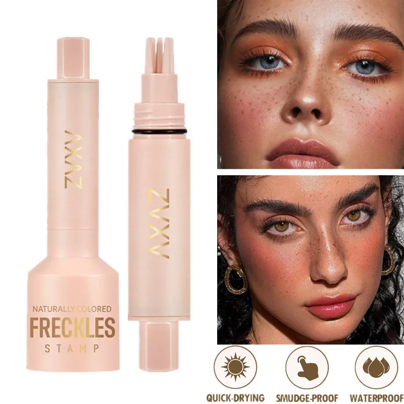 Facial Freckle Stamp Pencil, Natural Makeup for Freckles, Dark Spots, Moles, Waterproof, Not Easy to Fade Concealer, Feminine Co