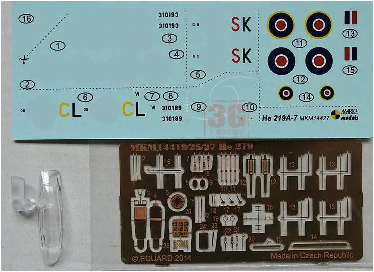 Mark.I Models MKM14427 1/144 HEINKEL HE 219A-7 Model Kit