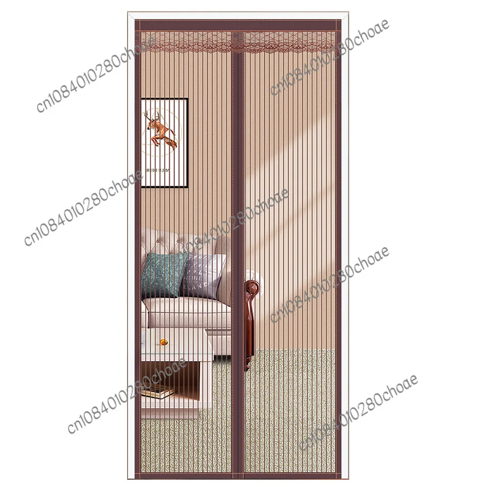 Full Seam Long Magnetic Strip Anti-Mosquito Door Curtain Magnetic  Summer Household Anti-Fly Magnetic Suction Car Window