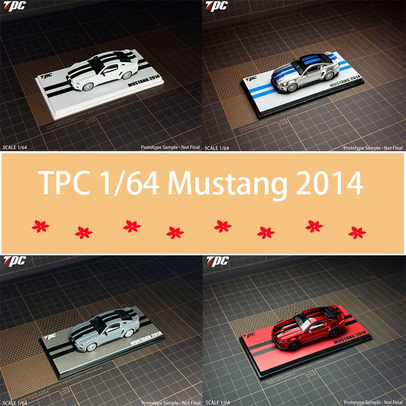 TPC 1/64 Mustang 2014 Alloy Car Model Adult Classic Collection Display Gift Souvenir Boy Toy
