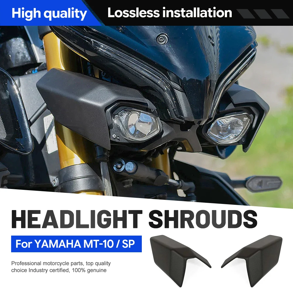 FOR YAMAHA MT-10 SP 2022+ Headlight Shrouds Hot Sale Highway Riders Front Mod Shell Thick Wear-resistant Cover