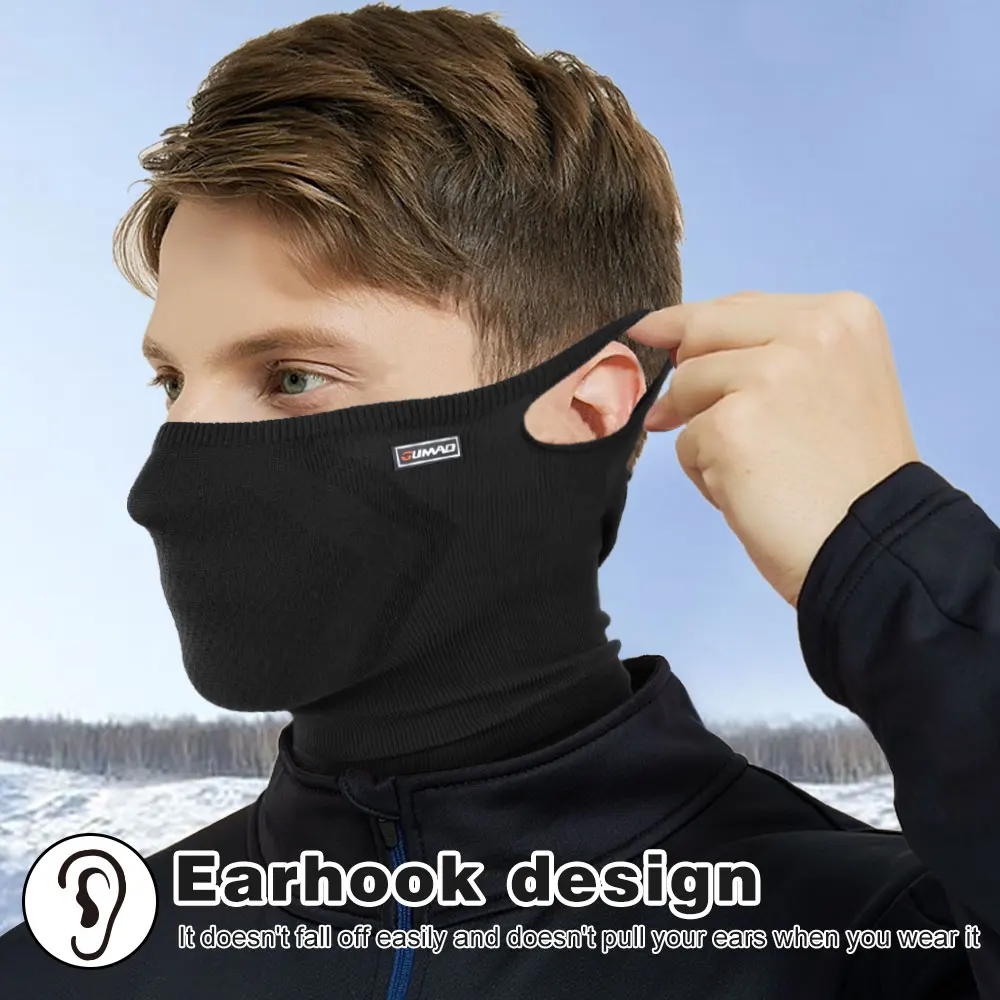 Sports Face Cover Reusable Masks Brethable Quick-Dry Neck Gaiter Ski Cycling Hiking Travel Sports Half Mask Outdoor Accessories