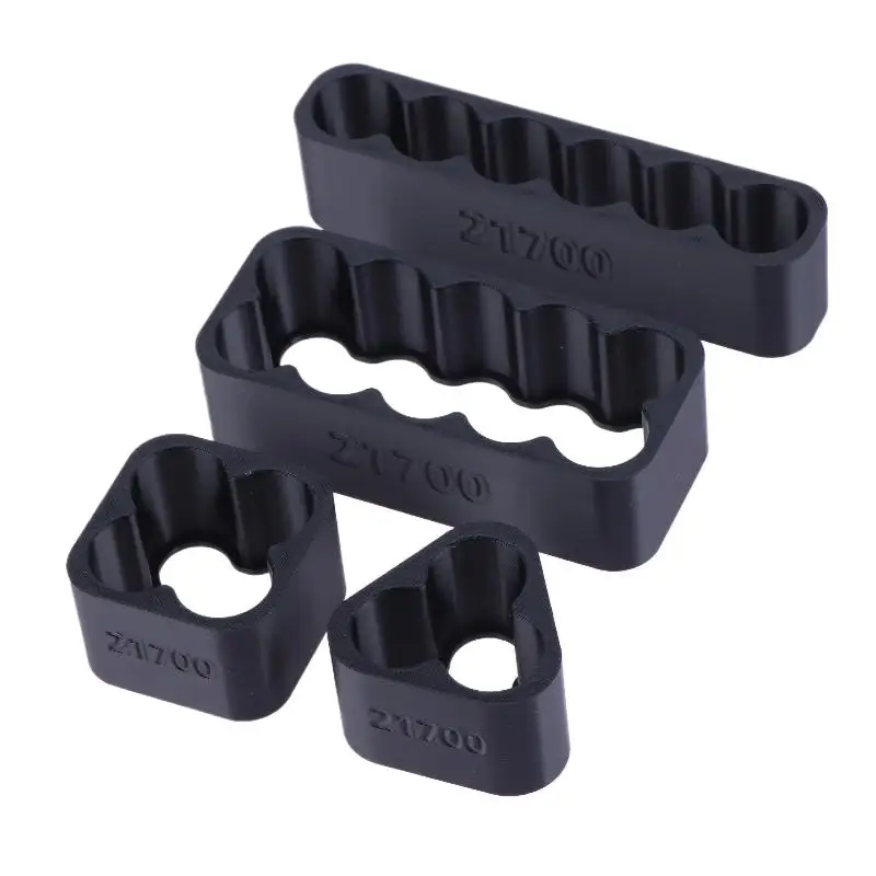 

Новый комплект из 1/4 шт. черных специальных приспособлений для ручной сварки литиевых аккумуляторов 21700, фиксирующая форма-держатель для точечной сварки