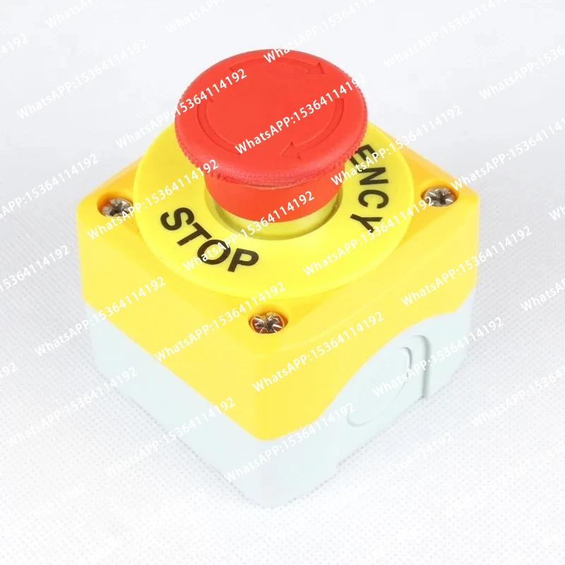 Waterproof Emergency Button Switch Box Rain Proof Mushroom Elevator Lift Ladder Security Stop Switch