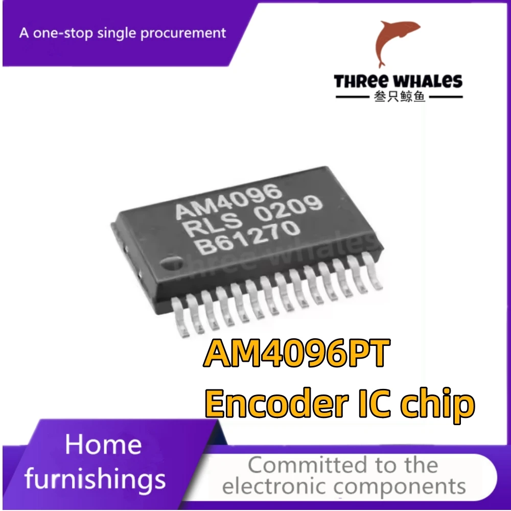 Renishaw-Codificador magnético RLS, codificador de 12 bits, chip IC, AM4096PT, novo, original, importado, SSI