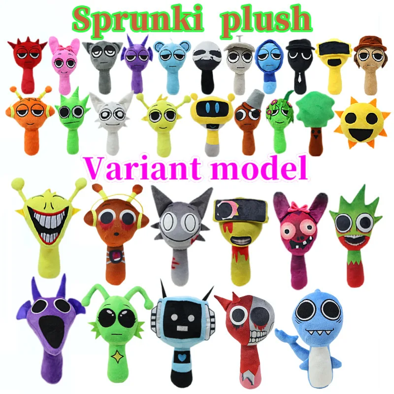 Sprunki Plush Toys Horror Game Sprunki Incredibox Plushie Cartoon Cute Soft Stuffed Pillow For Kids Birthday Christmas Gifts