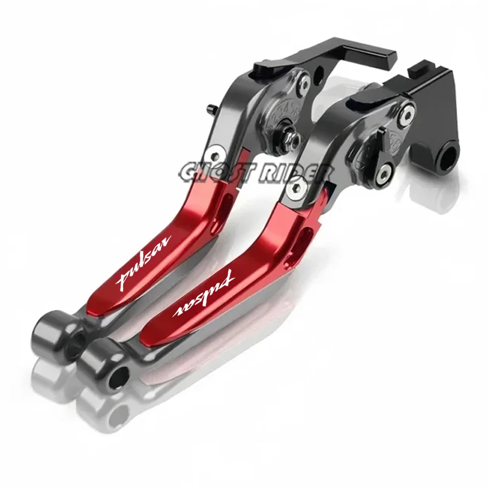 Palanca de embrague de freno extensible plegable CNC de alta calidad para motocicleta y palanca de Moto de 170mm para Bajaj Pulsar 200 NS todos los años