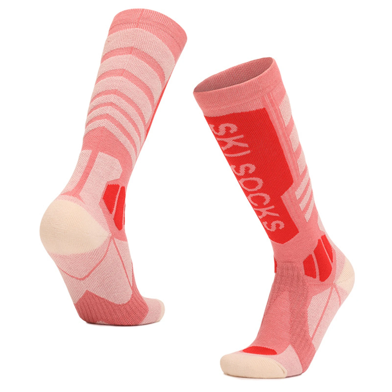 

Women Outdoor Ski Socks Merino Wool Cold Weather Socks Thermal Knee High Socks