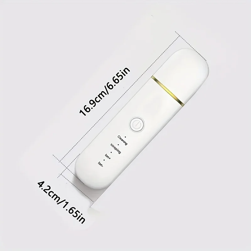 Detergente viso con tecnologia ionica: pulizia profonda viso alimentata tramite USB, 4 modalità di pulizia, rimuove punti neri e punti bianchi