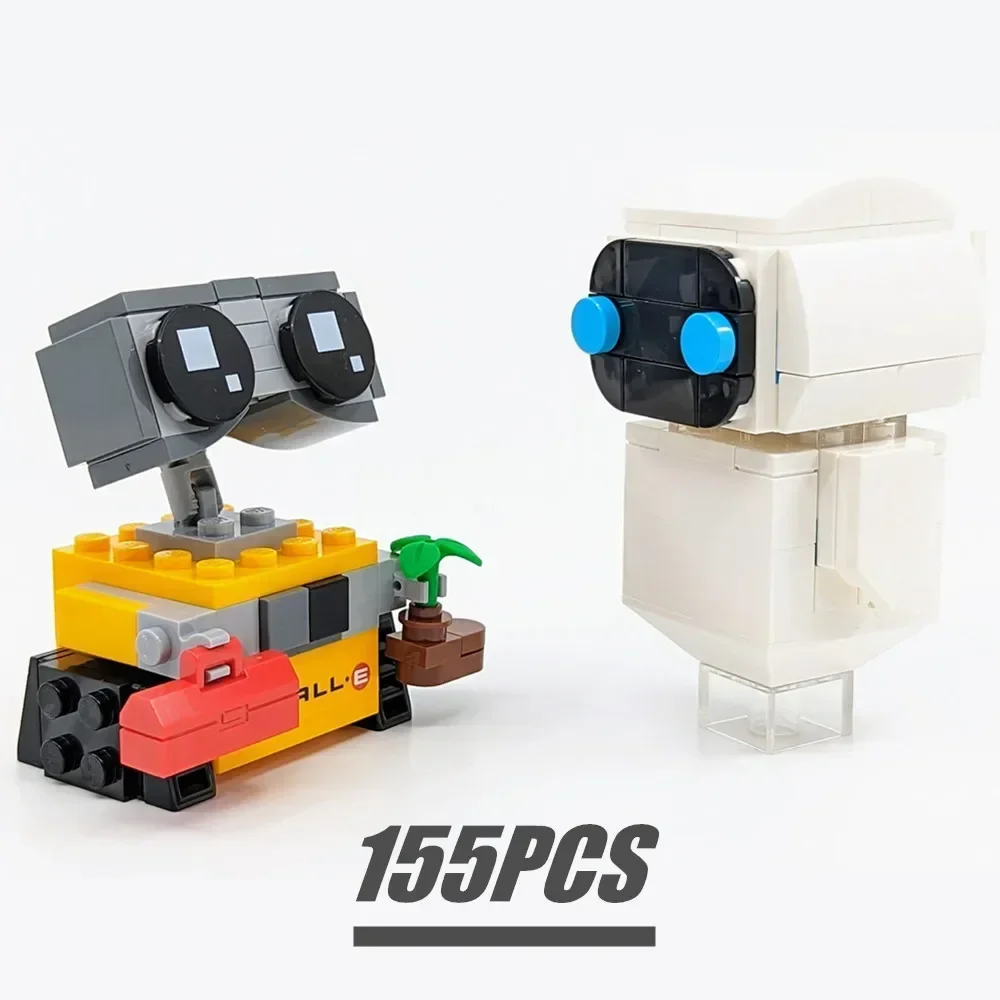 Pixar Movie Series WALL-E EVE Wall E Robot Figures Model Building Block Brick Gift Kid Birthday Girls Boys Toy