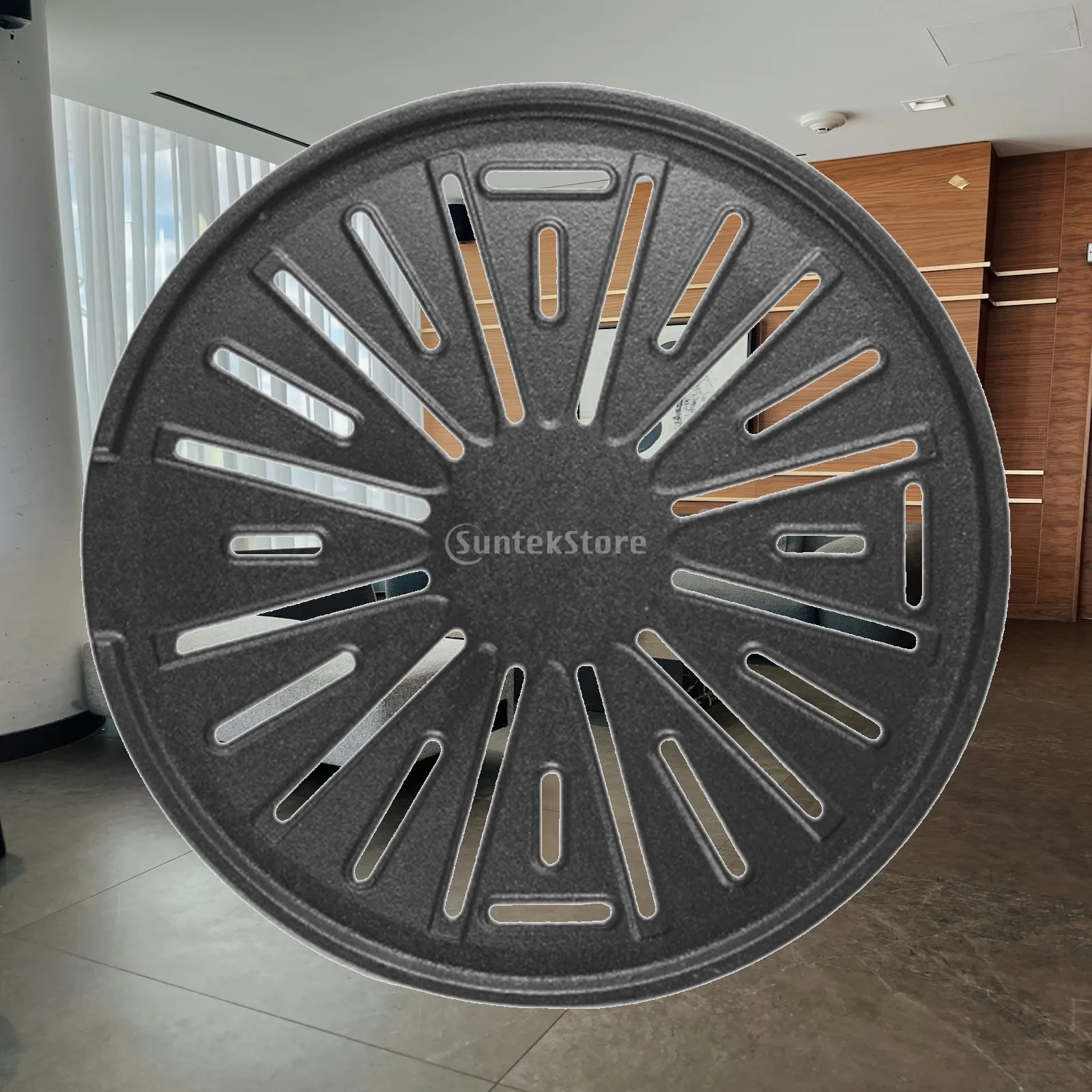 Barbecue Grill Pan Frying Pan Korean Nonstick Coating Smokeless Coating Grill Plate for Household Indoor Outdoor Gas BBQ Hob