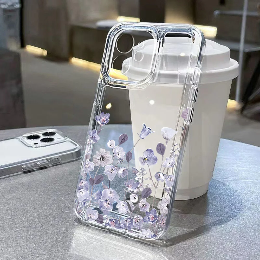 Pflaumenblüten-Hülle für Samsung S26 Ultra S25 S24 FE S23 S22 S21 Plus A57 A56 5G A55 A54 A53 A26 A25 A36 A35 A17 A16 A52 Schutzhülle