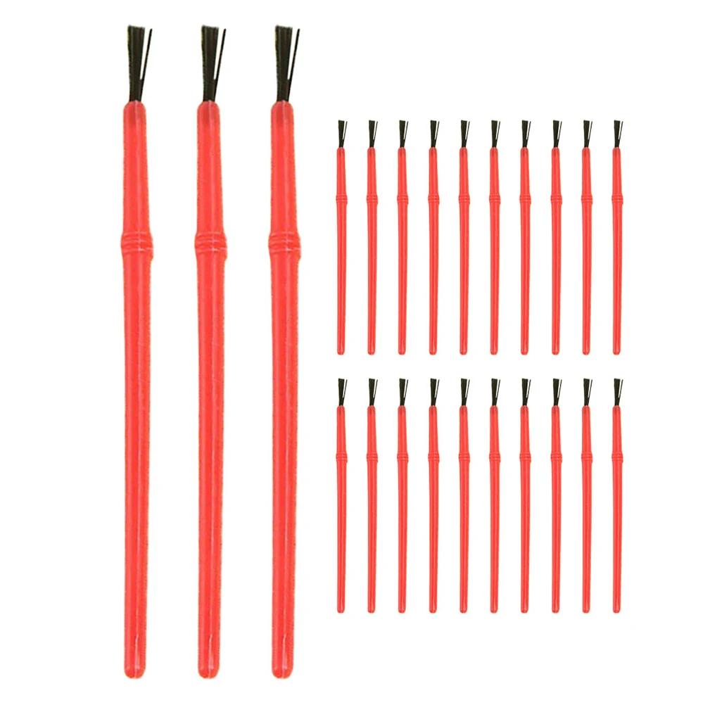 50 個 DIY のペイントブラシプラスチックアートブラシセット水彩アクリルクラフト創造的な活動スムーズなライン