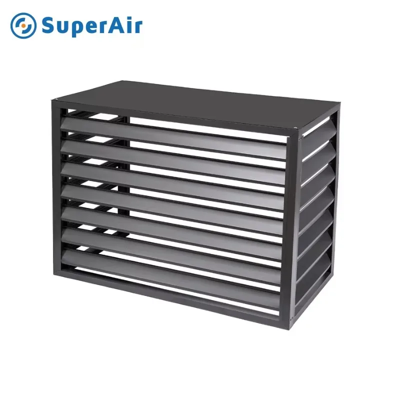 New outdoor air conditioner aluminum galvanized steel protective cover AC shield