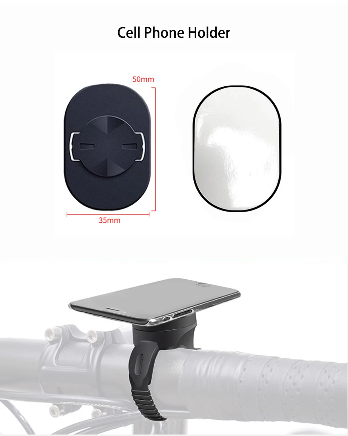 Cell Phone Holder with Garmin Adapter,Compatible with Garmin Computer Mount - Image 5