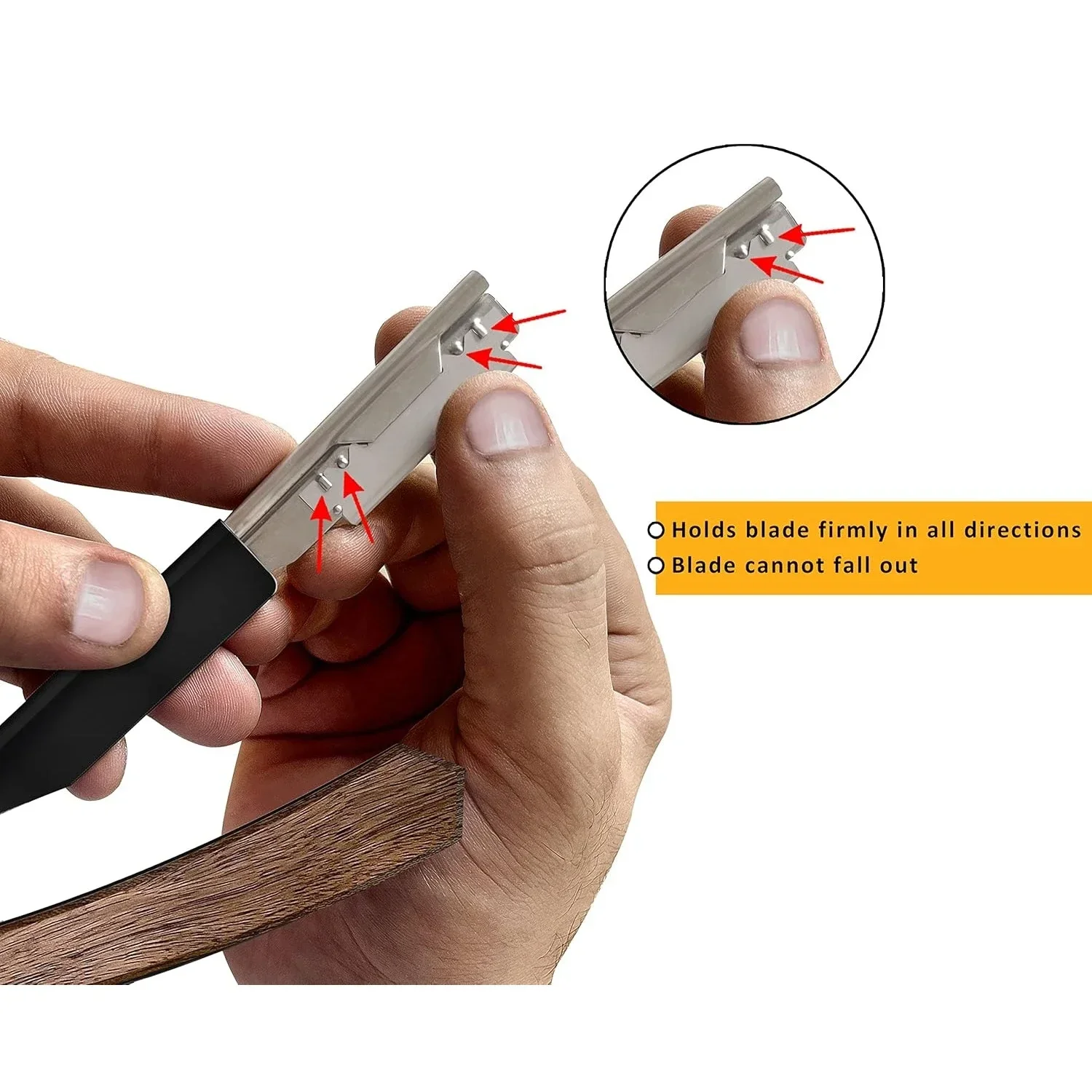 ماكينة حلاقة مستقيمة للرجال، ماكينة حلاقة احترافية مع 100 شفرات ذات حافة واحدة، ماكينة حلاقة ذات حافة مستقيمة للرجال