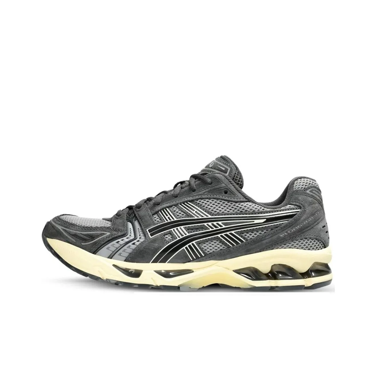 ASICS Gel Kayano 14 Cushioning Abrasion Resistant Low top Running Shoes Unisex Gray 1203A540-020