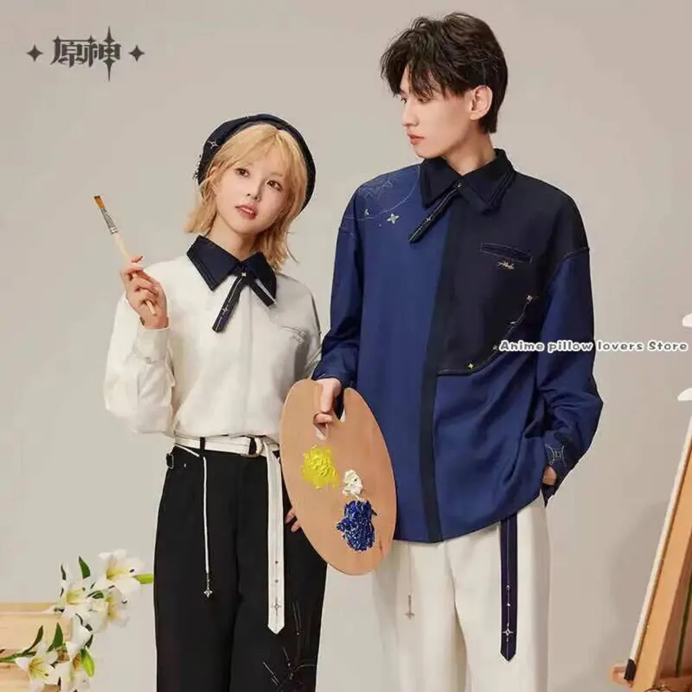 

Presale Game Genshin Impact Official Merch Mihoyo Original Authentic Albedo Theme Impression Series Shirt Woman