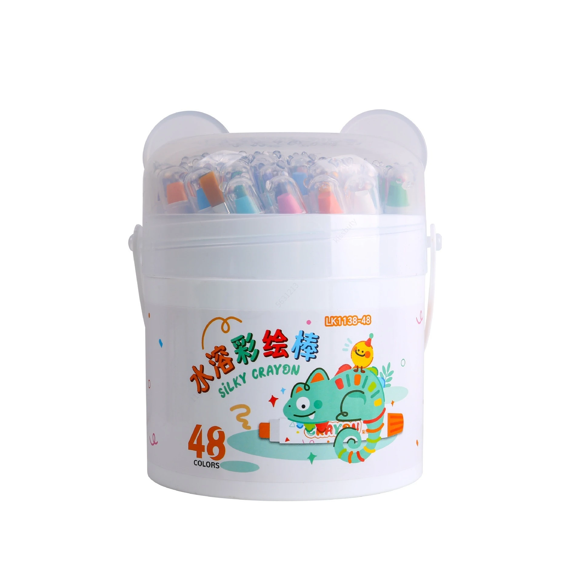 12-48 لون جودة عالية قابل للغسل ألوان الباستيل الزيتية قابل للمسح غير القذرة الأيدي الملونة تلوين مع صندوق تخزين أدوات الطلاء الطفل