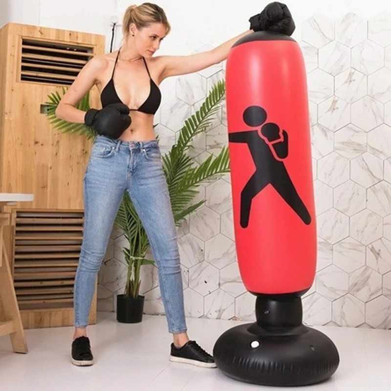 Poids Musculation Free Standing Punching Bag Boxing Cardio Kickboxing Fitness Training Adult Home 복싱 펀칭백