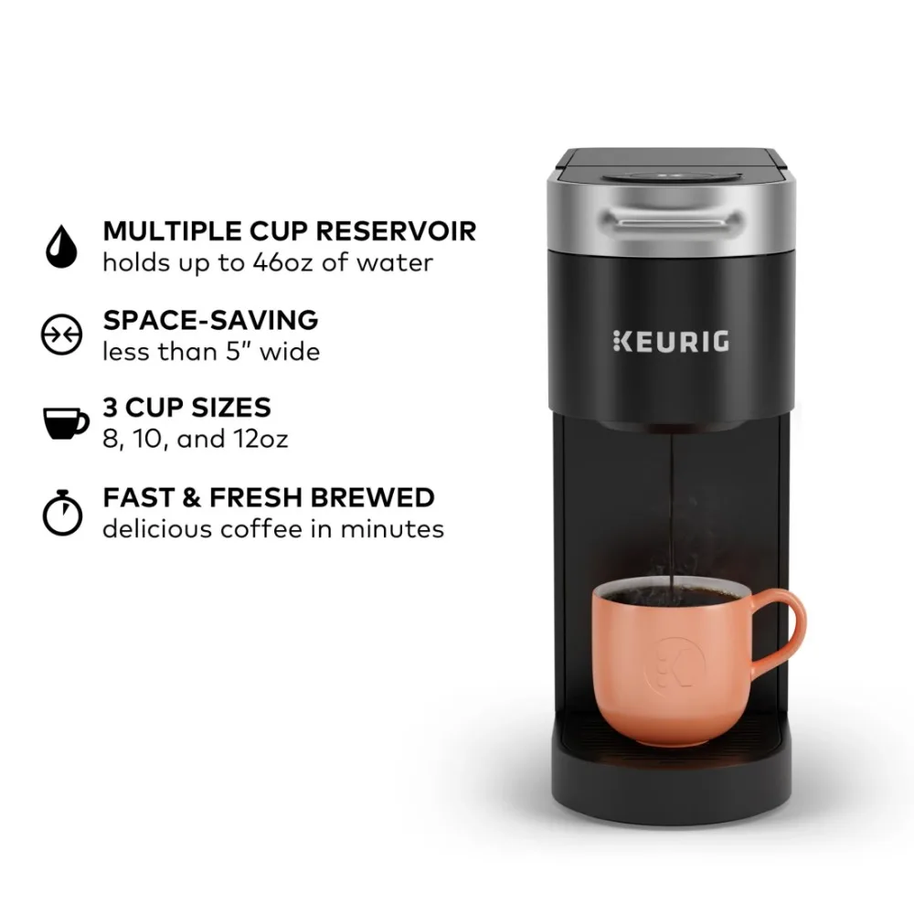 Black Single Serve K Cup Pod Coffee Maker