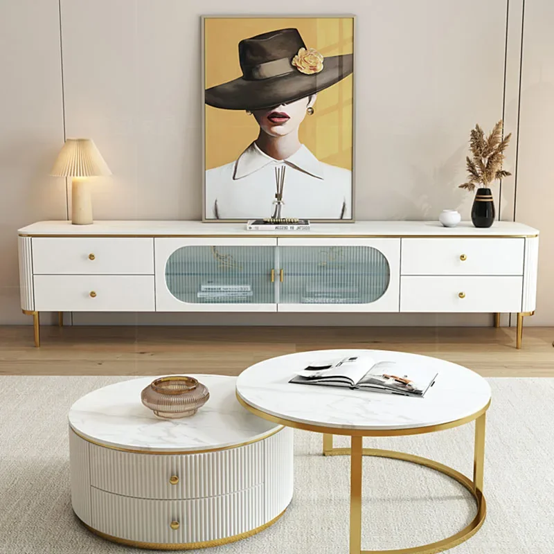 

Display Cabinet Retro Tv Table Mobile Stand Modern Bench Desk Lowboard Tv Entertainment Center Living Room Meble Home Furniture