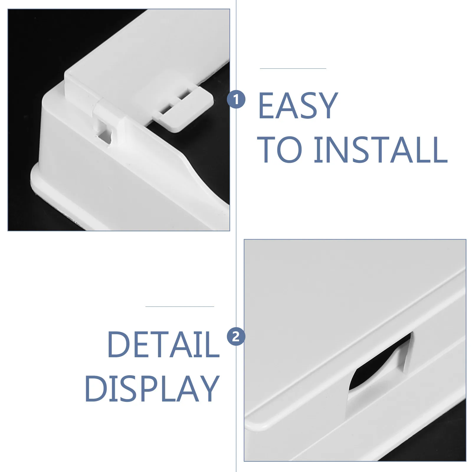Waterproof Socket Cover Horizontal Transparent Wall Guard for Bathrooms Kitchens Easy Install Adhesive Outlet Protector